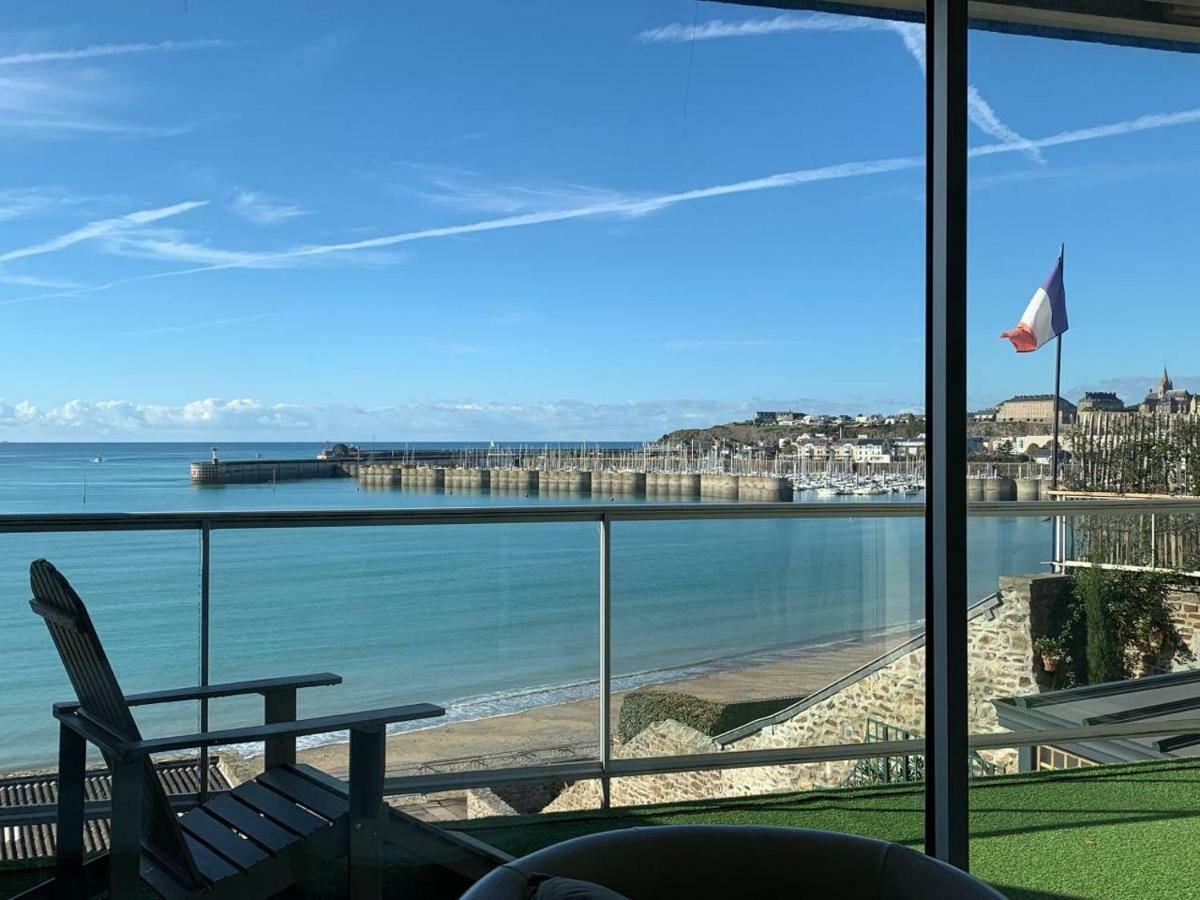 Un Balcon Sur La Mer, Acces Direct A La Plage Granville Eksteriør billede